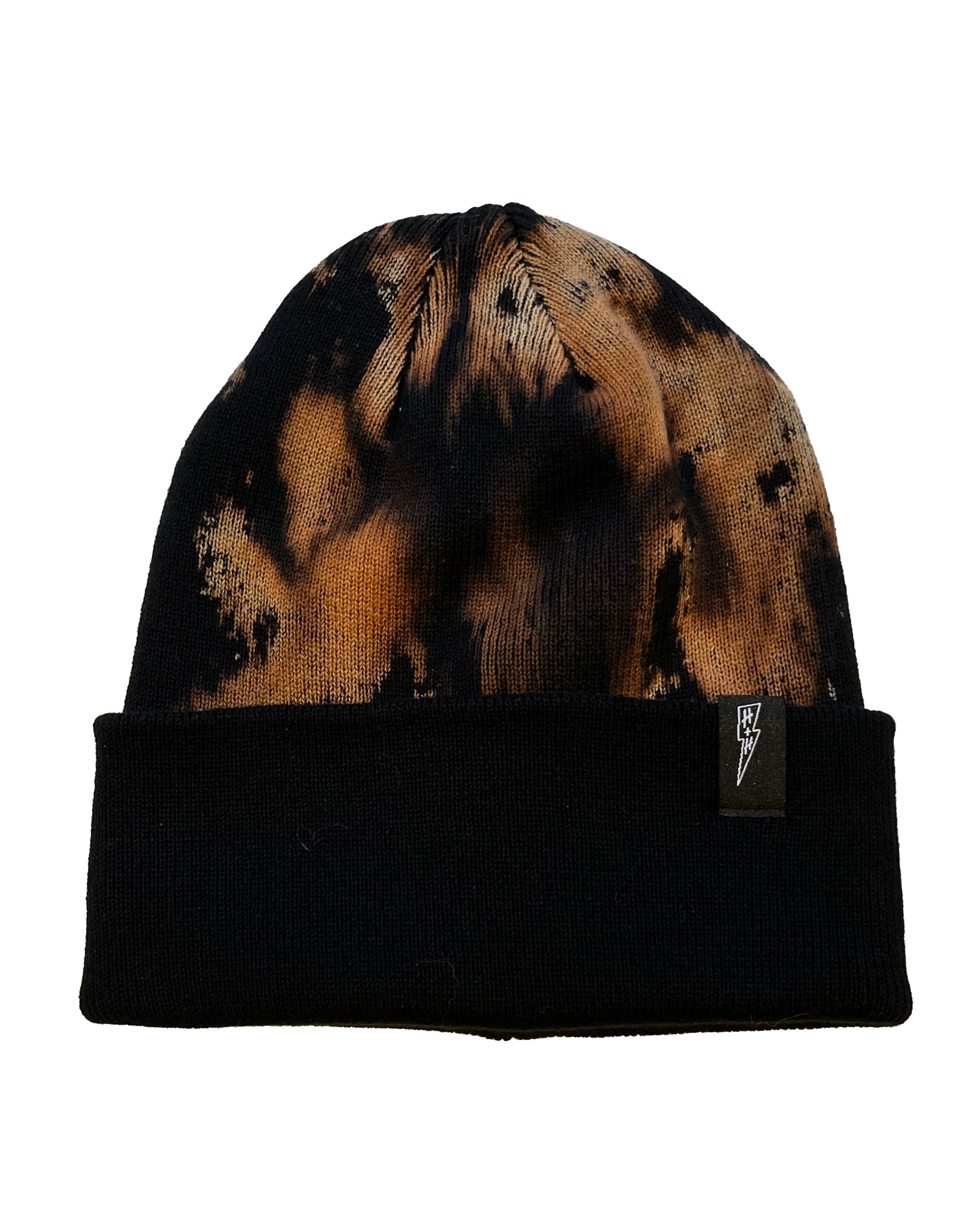 BOLT LOGO BEANIE - BLEACHED