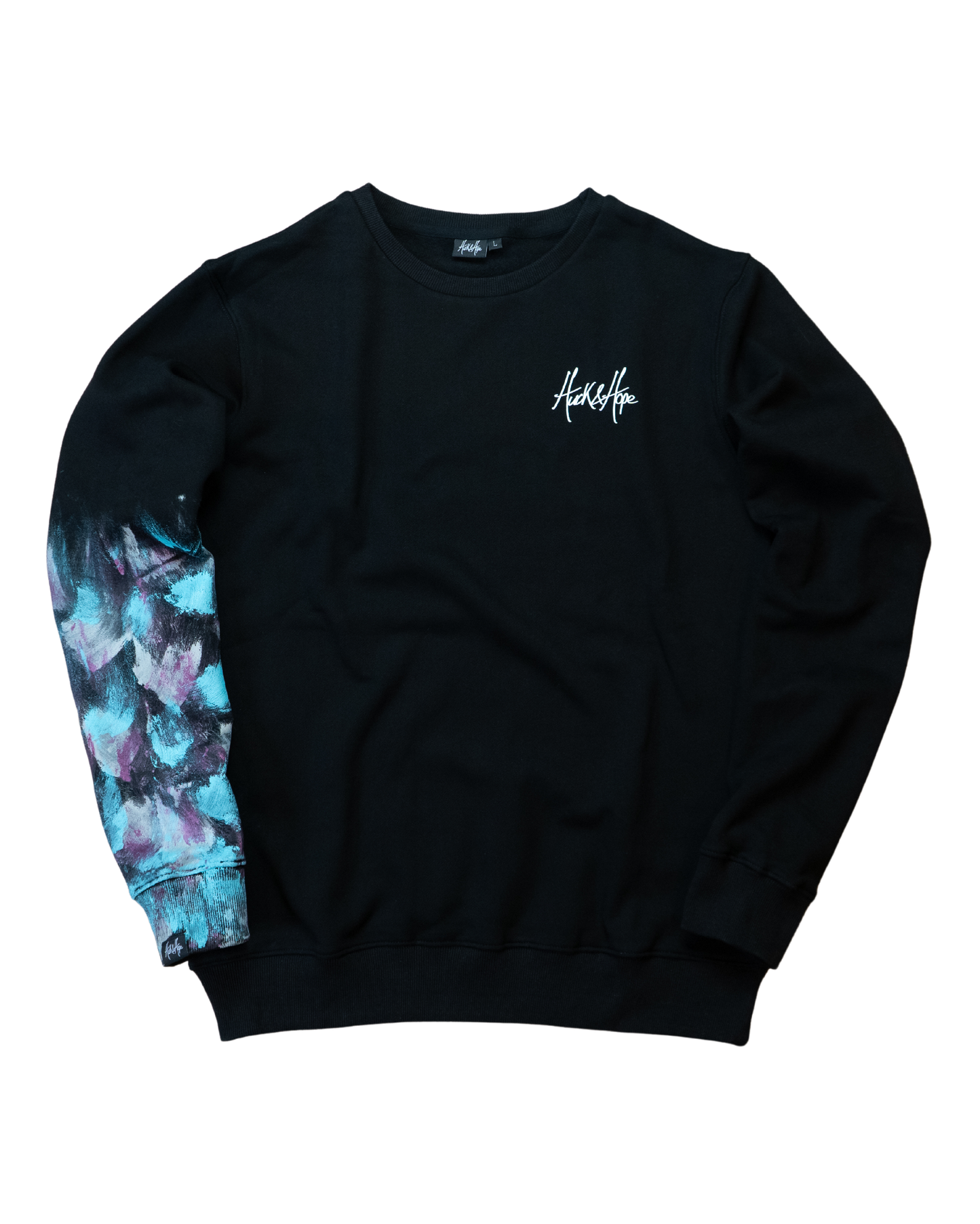 THE PAINTER CREWNECK JUMPER - BLUE